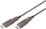Купить DIGITUS - Ultra High Speed - HDMI-Kabel - mikro HDMI männlich zu mikro HDMI männlich - 10,0m - Glasfaser - Schwarz - Active Optical Cable (AOC), unterstützt 4K 60 Hz (4096 x 2560) (AK-330127-100-S) в магазине wardena.ru