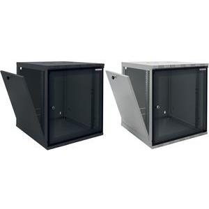 Купить LogiLink 48,30cm (19") Wandverteiler, unmontiert, 9 HE, schwarz (RAL9005), Stahlrahmen, Glastür mit Zylinderschloss, - 1 Stück (W09A54B) в магазине wardena.ru