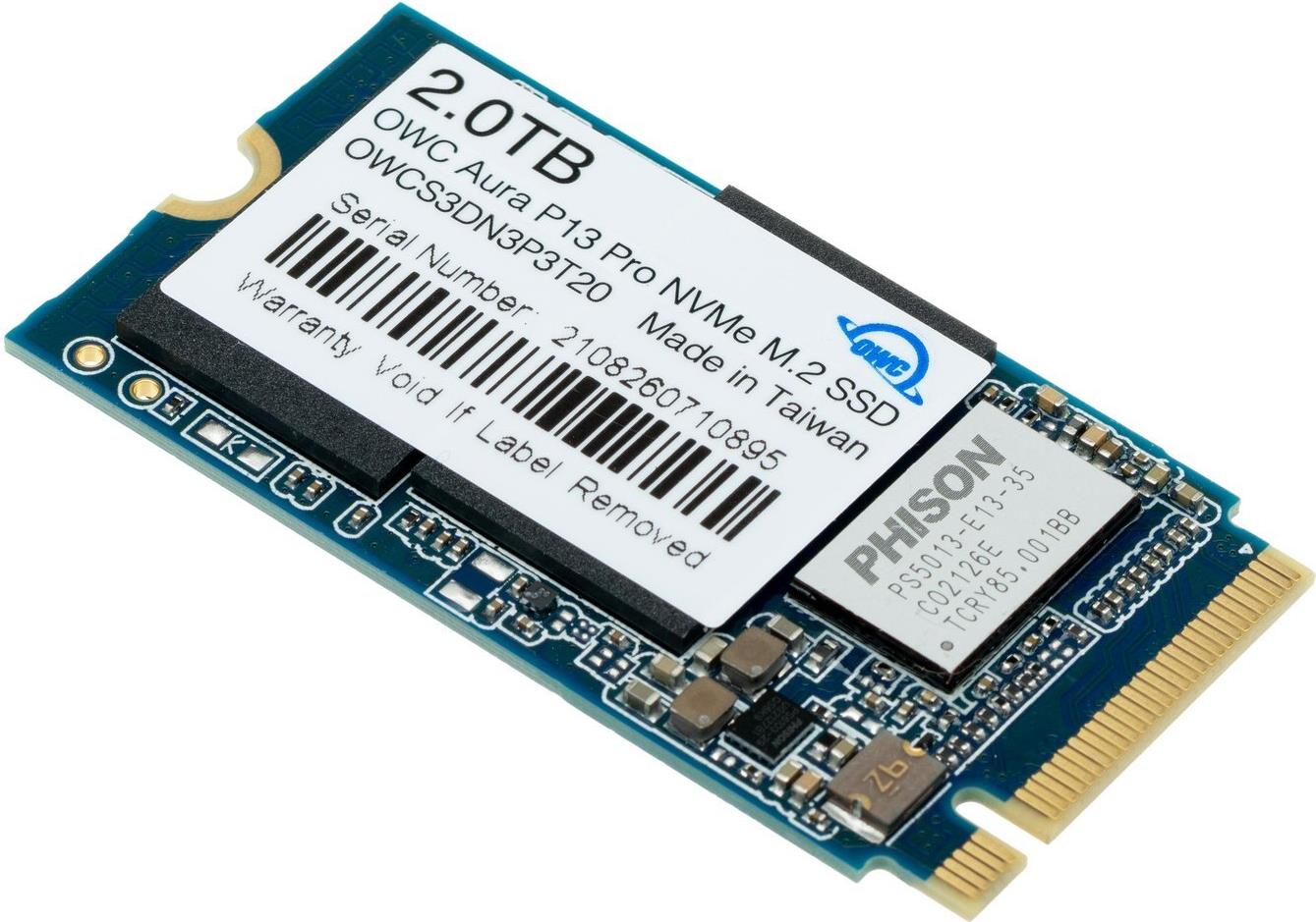 Купить OWC 2.0TB Aura P13 Pro M.2 2000 GB PCI Express 3.1 3D TLC NAND NVMe (OWCS3DN3P3T20) в магазине wardena.ru