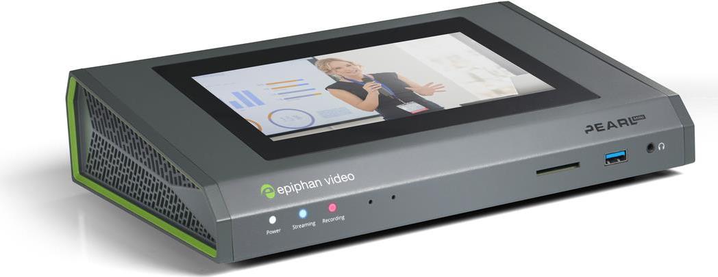 Купить Epiphan Pearl Mini Encoder - Streaming, Aufzeichnung und Live-Mischen - alles in einem System! Zuverlässiges und einfaches Live Streaming mit PEARL´s integriertem Live-Video-Production Workflow. Zeichnen Sie bis zu zwei в магазине wardena.ru