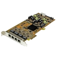 Купить StarTech.com 4 Port Gigabit PoE PCIe Network Card - PSE PCI Express NIC - Netzwerkadapter - PCI Express x4 - Gigabit Ethernet x 4 (ST4000PEXPSE) в магазине wardena.ru