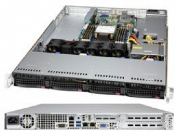 Купить Chassis Supermicro CSE-815TQC4-605WB2 1U 600W Hot-Swap 4xHDD SATA/SAS в магазине wardena.ru