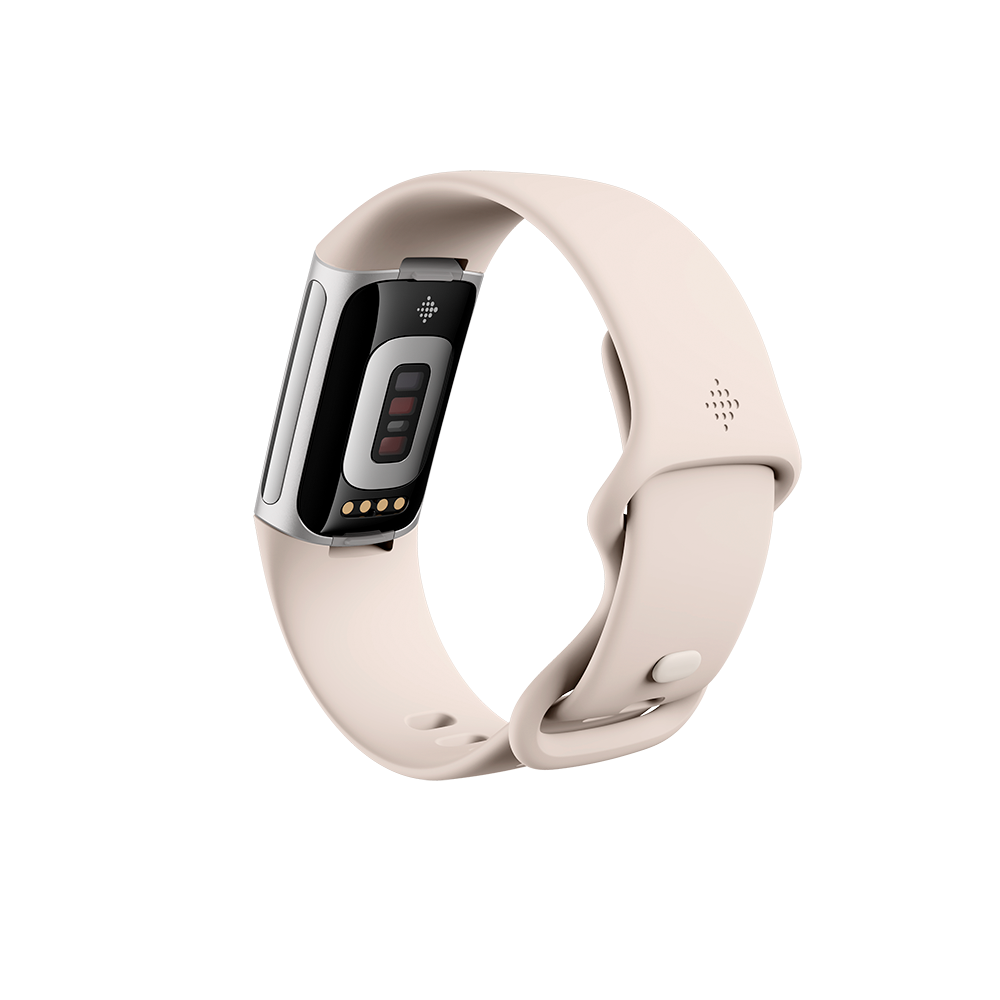 Купить Fitbit Charge 6 AMOLED Aktivitäts-Trackerarmband Beige - Silber (40-56-7911) в магазине wardena.ru