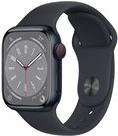Купить Apple Watch Series 8 (GPS + Cellular) - 41 mm - Midnight Aluminium - intelligente Uhr mit Sportband - Flouroelastomer - Midnight - Bandgröße: regelmäßig - 32 GB - Wi-Fi, LTE, Bluetooth, UWB - 4G - 32 g (MNHV3FD/A) в магазине wardena.ru