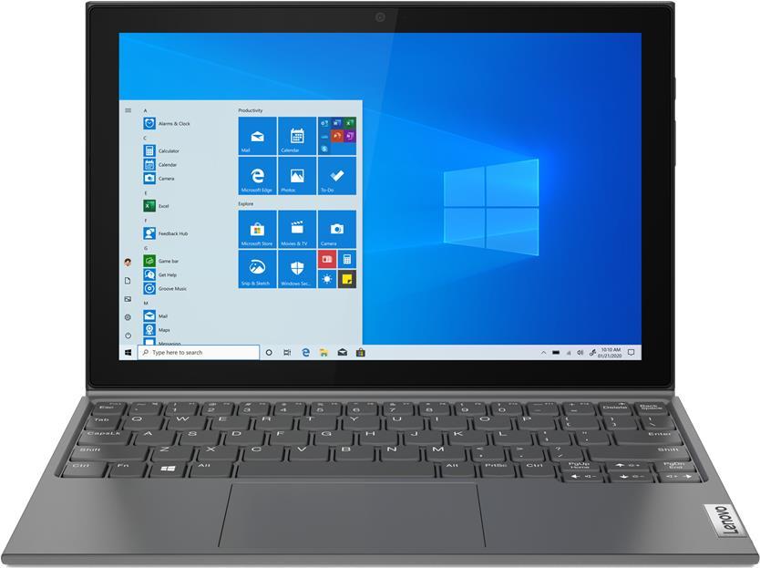 Купить Lenovo IdeaPad Duet 3 10IGL5 82AT - Tablet - mit abnehmbarer Tastatur - Intel Celeron N4020 / 1.1 GHz - Win 11 Home in S mode - UHD Graphics 600 - 4 GB RAM - 64 GB eMMC - 26.2 cm (10.3") IPS Touchscreen 1920 x 1200 - Wi- (82AT00HCGE) в магазине wardena.ru