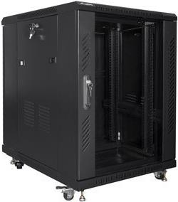 Купить Lanberg FF01-6815-12B Rack 15U Freistehendes Gestell Schwarz (FF01-6815-12B) в магазине wardena.ru