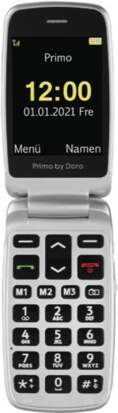 Купить Doro Primo 408 7,11 cm (2.8" ) 100 g Graphit - Grau - Silber Einsteigertelefon (360092) в магазине wardena.ru