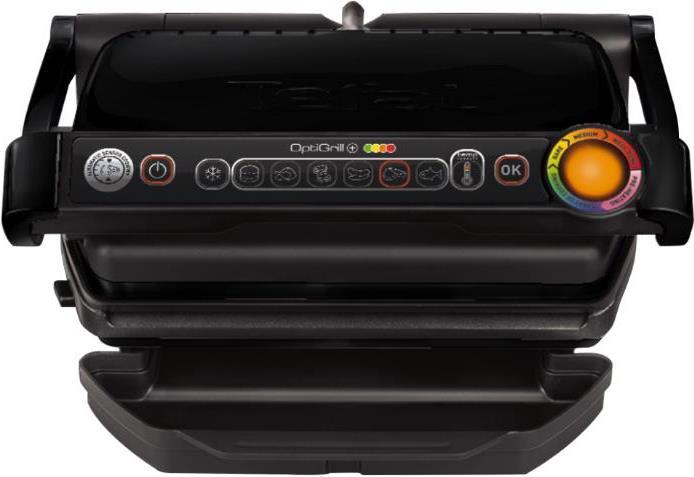 Купить Tefal OptiGrill + GC712812 - Schwarz - Edelstahl - Rechteckig - 30 x 20 mm - PTFE - Aluminium (GC7128 OPTIGRILL+) в магазине wardena.ru