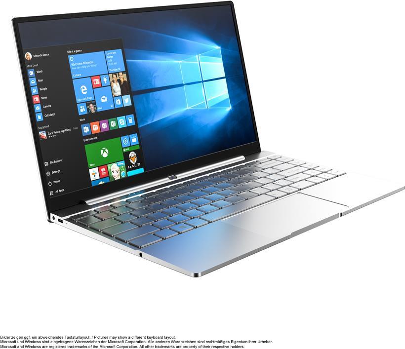 Купить LC-Power LC-NB-14-N5095-12GB Notebook 35,8 cm (14.1" ) Full HD Intel® Celeron® N LPDDR4x-SDRAM 256 GB SSD Wi-Fi 5 (802.11ac) Windows 10 Pro Silber (LC-NB14-N5095-12GB) в магазине wardena.ru