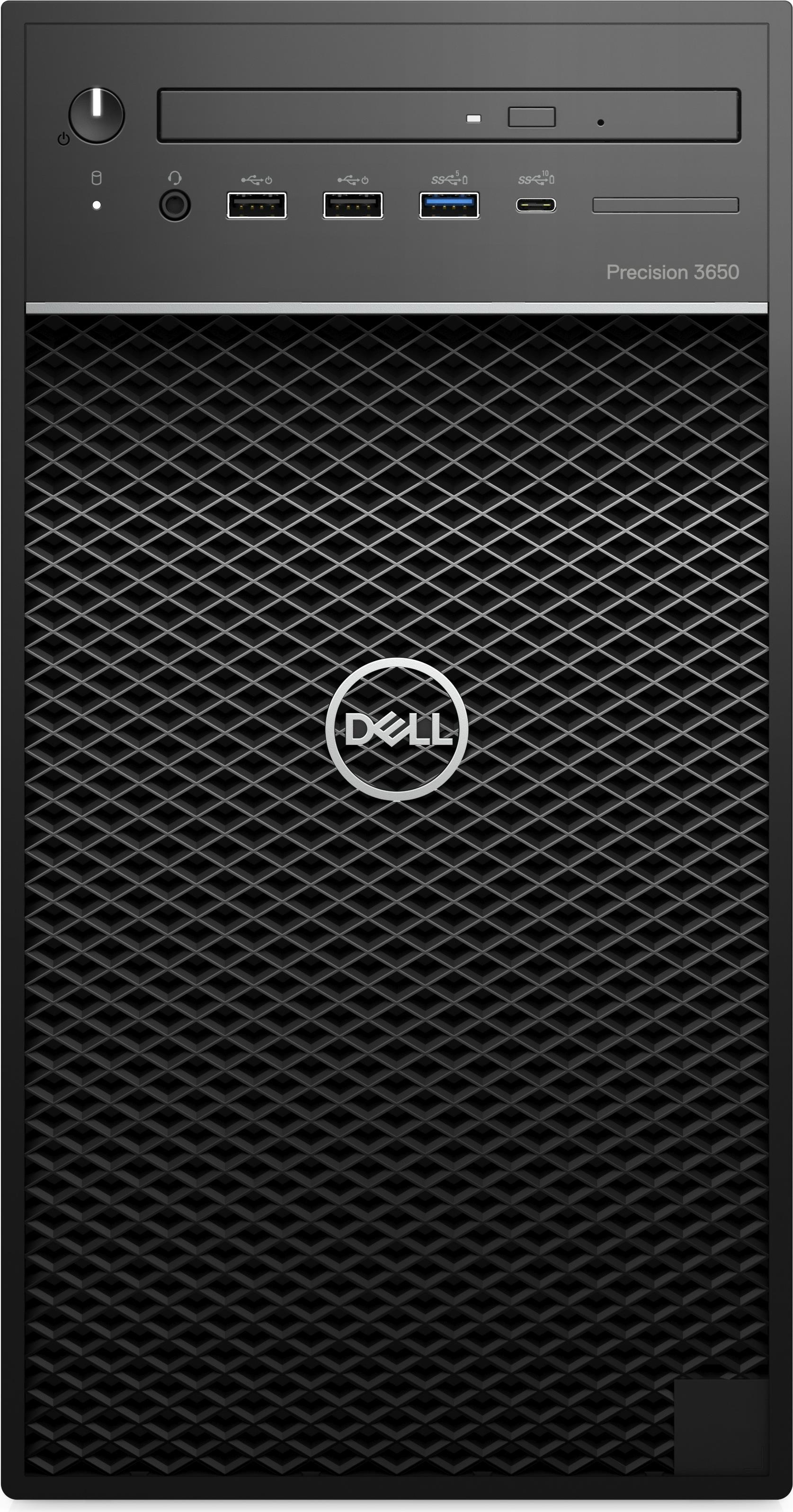 Купить Dell 3650 Tower - MT - 1 x Xeon W-1370P / 3.6 GHz - vPro - RAM 16 GB - SSD 512 GB - DVD-Writer - UHD Graphics P750 - GigE - Win 10 Pro for Workstations - Monitor: keiner - Schwarz - BTP - mit 1 Year ProSupport (CH, IE, U (1FHKG) в магазине wardena.ru