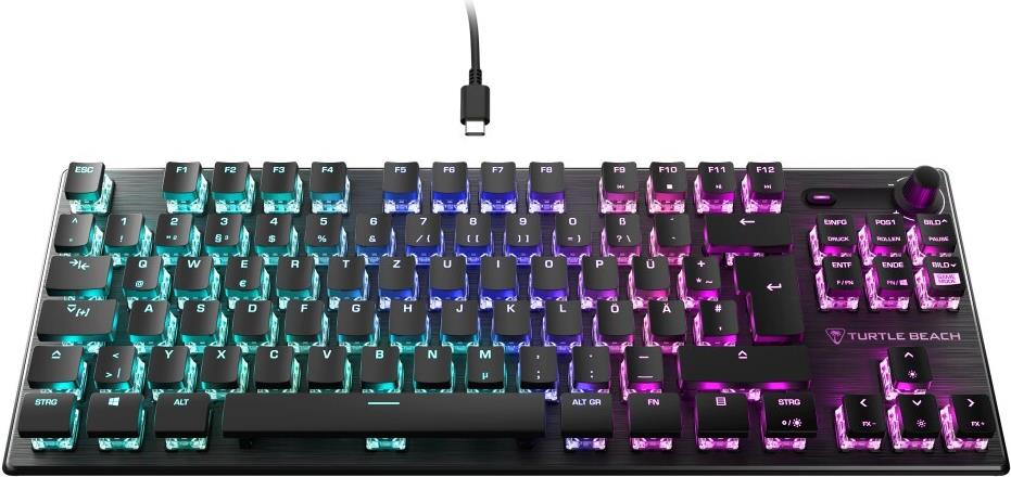 Купить TURTLE BEACH Gaming-Tastatur Vulcan TKL AIMO, Linear Roter Switch (00226439) в магазине wardena.ru