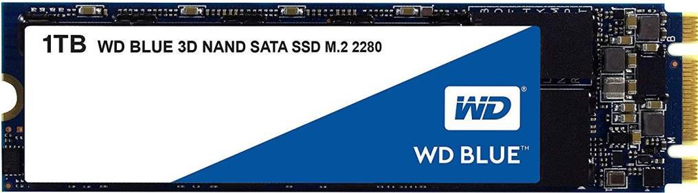 Купить WD Blue WDBK3U0010BNC - SSD - 1 TB - intern - M.2 2280 - SATA 6Gb/s (WDBK3U0010BNC-WRSN) в магазине wardena.ru
