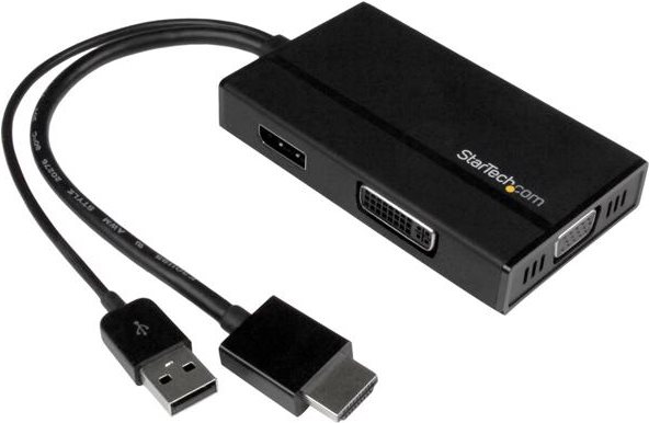Купить StarTech.com Reise A/V Adapter - 3-in-1 HDMI zu DisplayPort, VGA oder DVI - 1920 x 1200 - HDMI Adapter - Videokonverter - HDMI - DVI, DisplayPort, VGA - für P/N: DKT30CSDHPD3, SV211HDUC, SV221HUC4K (HD2DPVGADVI) в магазине wardena.ru