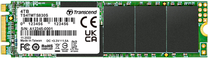 Купить Transcend 830S - SSD - 4 TB - intern - M.2 2242/2280 (M.2 2242/2280) - SATA 6Gb/s - integrierter Kühlkörper (TS4TMTS830S) в магазине wardena.ru