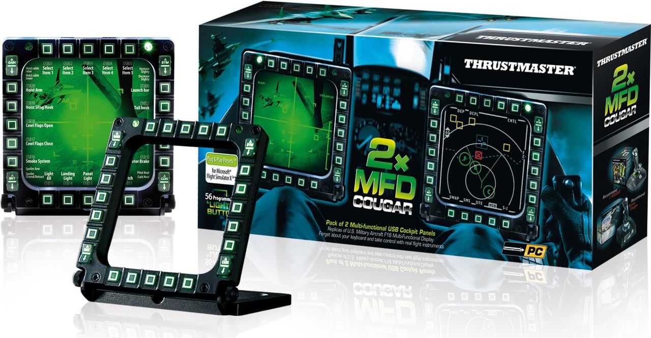Купить Thrustmaster MFD Cougar - 2 Flugsimulator-Instrumententafeln (2960708) в магазине wardena.ru