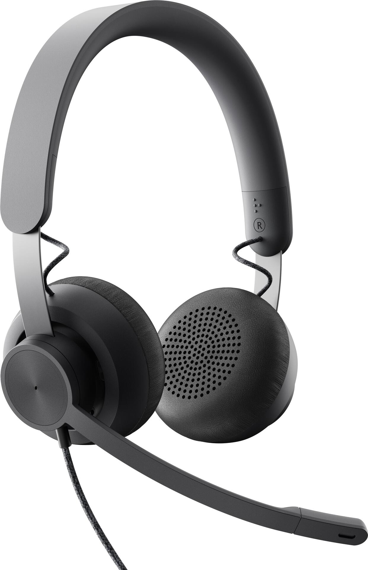 Купить Logitech Zone Wired MSFT Teams - Headset - On-Ear - kabelgebunden - aktive Rauschunterdrückung - USB-C - Graphite (981-000870) в магазине wardena.ru