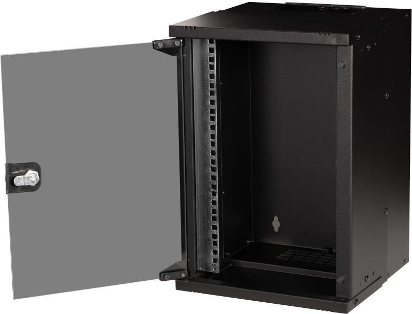 Купить Equip Eco Mount 10' Schrank - 09HE - 300X300mm - RAL9005 Schwarz (EWM-09-3030-B) в магазине wardena.ru