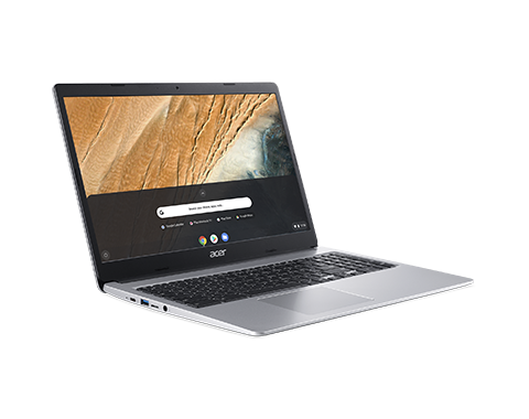 Купить Acer Chromebook 315 CB315-3HT-C4GR - Intel Celeron N4120 / 1.1 GHz - Chrome OS - UHD Graphics 600 - 4 GB RAM - 64 GB eMMC - 39.62 cm (15.6") IPS Touchscreen 1920 x 1080 (Full HD) - Wi-Fi 5 - Reines Silber - kbd: Deutsch (NX.HKCEG.004) в магазине wardena.ru