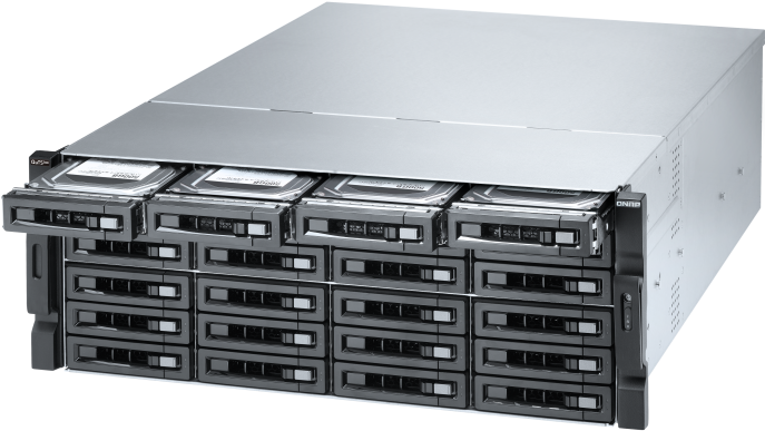 Купить QNAP TS-h2483XU-RP - NAS-Server - 24 Schächte - Rack - einbaufähig - SATA 6Gb/s - RAID 0, 1, 5, 6, 10, 50, JBOD, 5 Hot Spare, 6 Hot Spare, 60, 10-Hot-Spare, RAID TP - RAM 128 GB - Gigabit Ethernet / 10 Gigabit Ethernet / (TS-H2483XU-RP-E2236-128G) в магазине wardena.ru