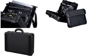 Купить ALASSIO Laptopkoffer herausnehmbare Laptoptasche ca. 36 x 24 x 4cm Dehnfalte Zahlenkombinationsschloesser schwarz Nylon/Lederimitat (45039) в магазине wardena.ru