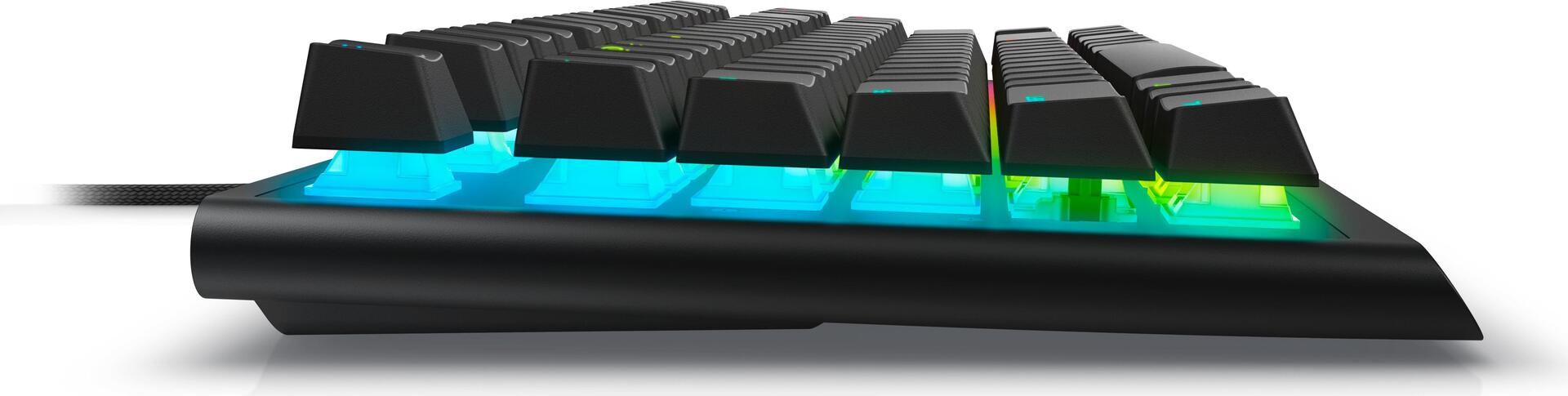 Купить Dell Alienware AW420K - Tastatur - Ohne Zehnertastatur - hintergrundbeleuchtet - USB - Tastenschalter: CHERRY MX Red - Dark Side of the Moon - retail - Box (AW420K-B-WW) в магазине wardena.ru