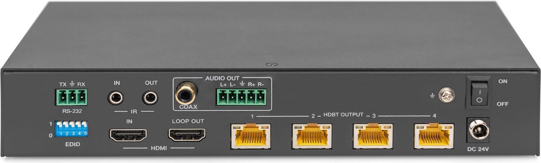 Купить DIGITUS DS-55510 - Sender und Empfänger - Video-, Audio-, Infrarot- und serielle Erweiterung - HDMI, HDBaseT - über CAT 6/7/8 - bis zu 150 m в магазине wardena.ru