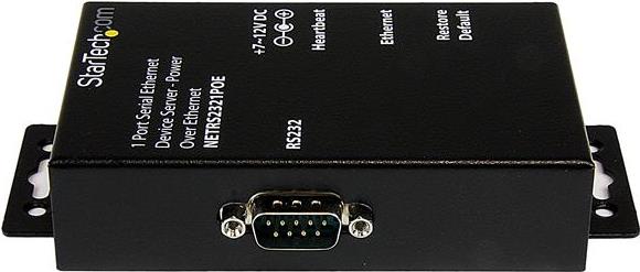 Купить StarTech.com 1 Port RS232 Serial Ethernet Device Server - PoE Power Over Ethernet - Geräteserver - 10Mb LAN, 100Mb LAN, RS-232 (NETRS2321POE) в магазине wardena.ru