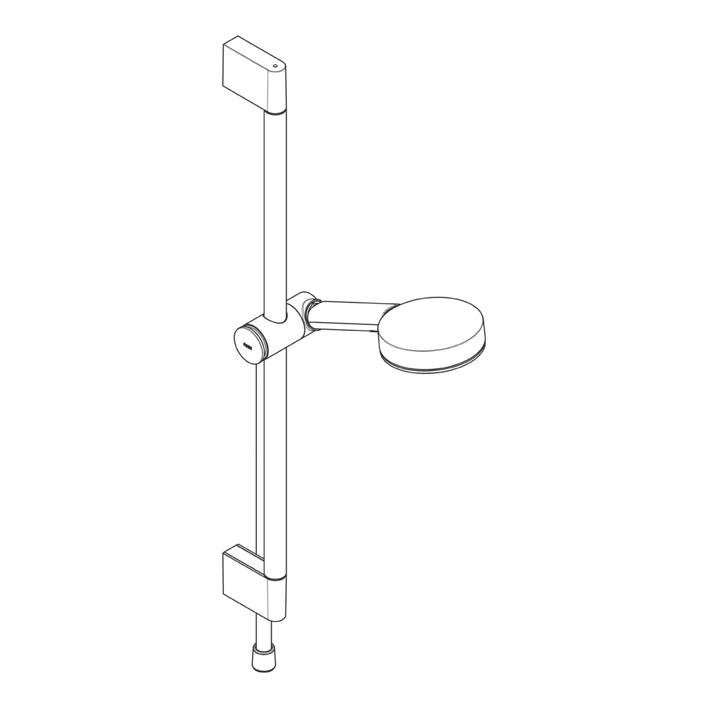 Купить Hansgrohe Pulsify Select S Душевой набор 105 3jet Relaxation EcoSmart cо штангой 65 см хром 24161000 в магазине wardena.ru