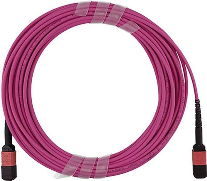 Купить Kompatibles HPE PremierFlex QK729A BlueOptics LWL Trunkkabel, MPO/UPC zu MPO/UPC, 10 Meter, Multimode G50/125µm, OM4, Einfügedämpfung: unter 0.3dB, Markenfaser, 3.0mm LSZH magenta, 12 Kerne, Typ B, MPO Stecker ohne Pins, (QK729A-BO) в магазине wardena.ru