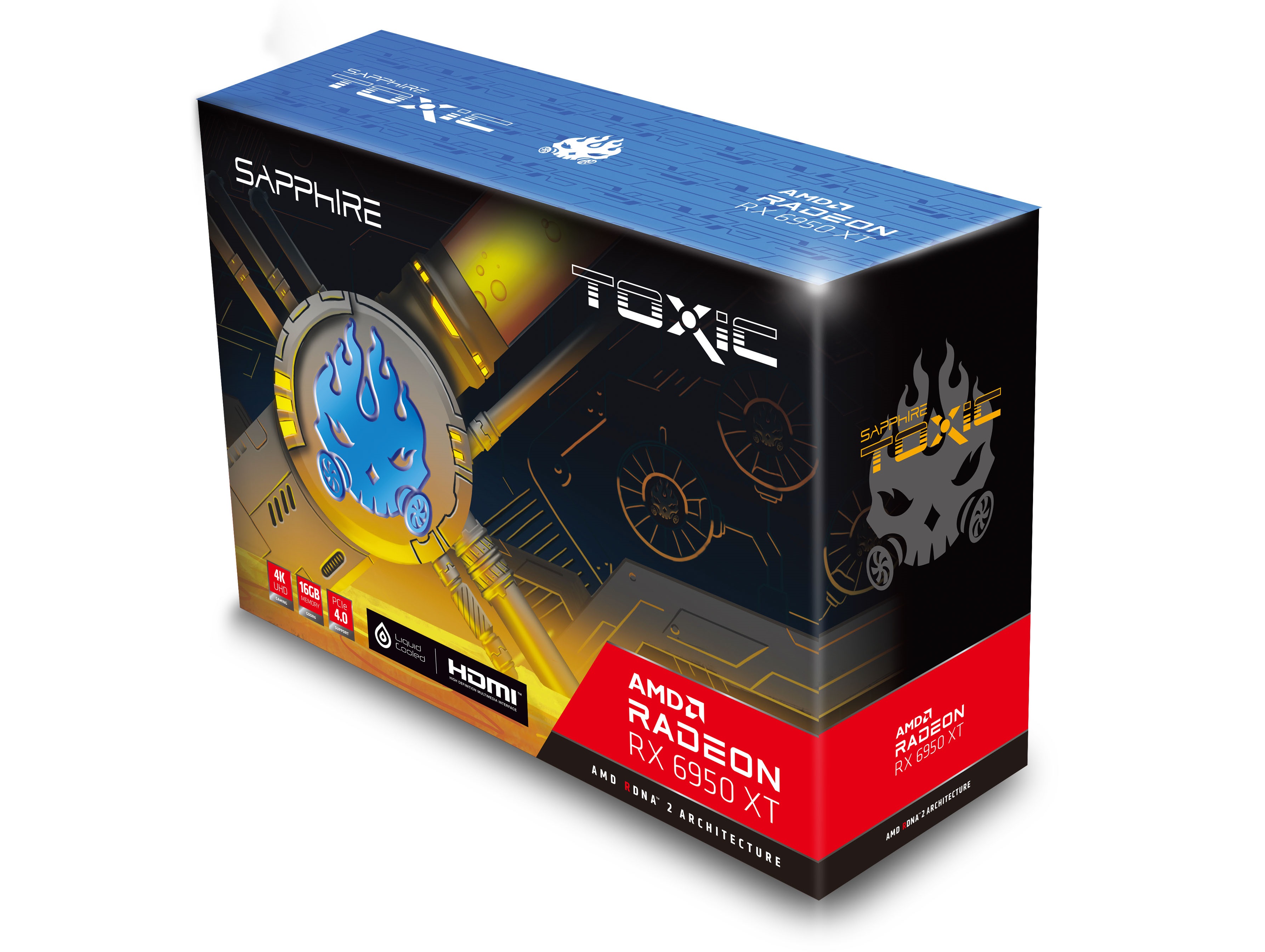 Купить Sapphire TOXIC Radeon RX 6950 XT limited edition - Grafikkarten - Radeon RX 6950 XT - 16GB GDDR6 - PCIe 4,0 - HDMI, 3 x DisplayPort (11317-01-20G) в магазине wardena.ru