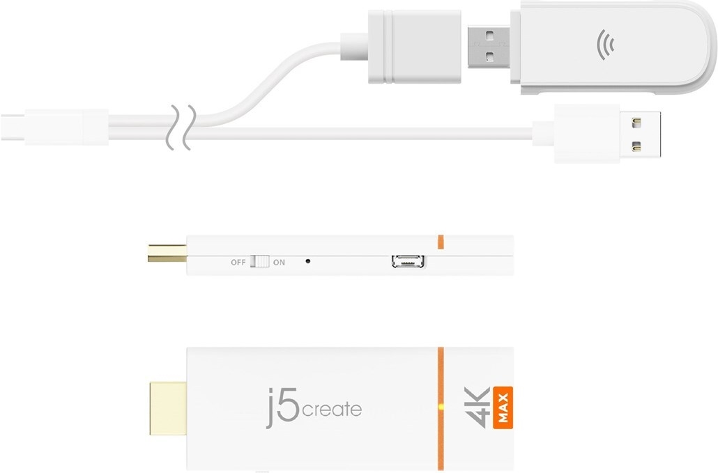 Купить j5create SCREENCAST 4K MAX WIRELESS - Adapter (JVAW76MAX-N) в магазине wardena.ru