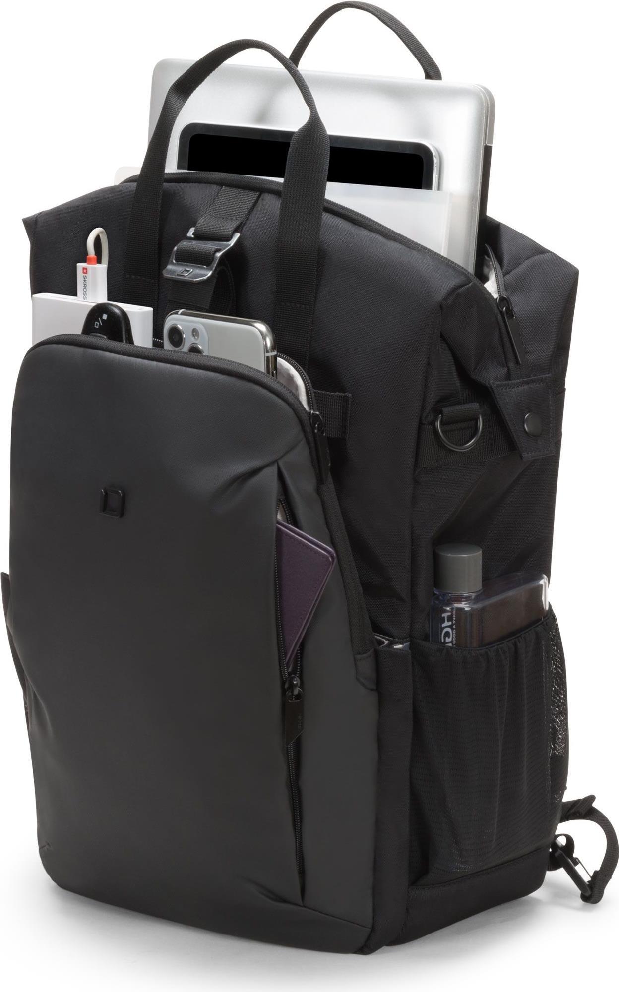 Купить DICOTA Backpack GO - Notebook-Rucksack - 39.6 cm - 33,00cm (13") - 15.6" - Schwarz (D31862-RPET) в магазине wardena.ru