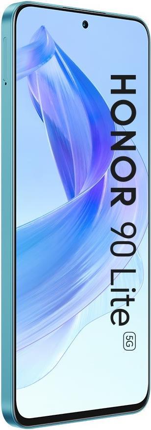 Купить Honor 90 Lite - 5G Smartphone - Dual-SIM - RAM 8 GB / Interner Speicher 256 GB - LCD-Anzeige - 6.7" - 2388 x 1080 Pixel (90 Hz) - Triple-Kamera 100 MP, 5 MP, 2 MP - front camera 16 MP - Cyan Lake (5109ASWE) в магазине wardena.ru