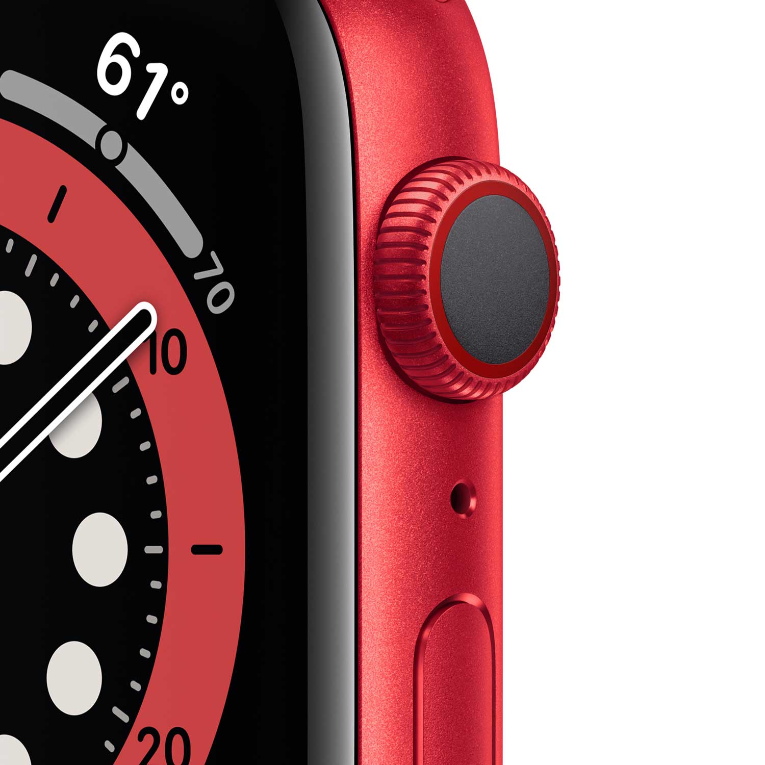 Купить Apple Watch Series 6 (GPS + Cellular) - (PRODUCT) RED - 44 mm - Red Aluminium - intelligente Uhr mit Sportband - Flouroelastomer - rot - Bandgröße 140-210 mm - S/M/L - 32GB - Wi-Fi, Bluetooth - 4G - 36,5 g (M09C3FD/A) в магазине wardena.ru
