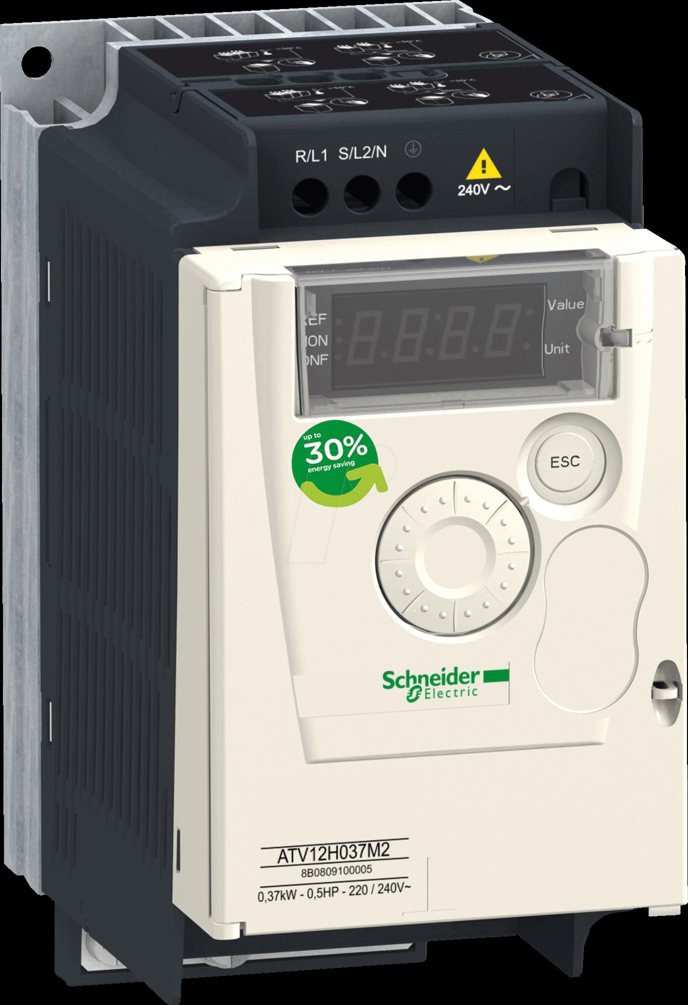 Купить Schneider Electric ATV12H055M2 Frequenzumwandler Schwarz - Weiß (ATV12H055M2) в магазине wardena.ru