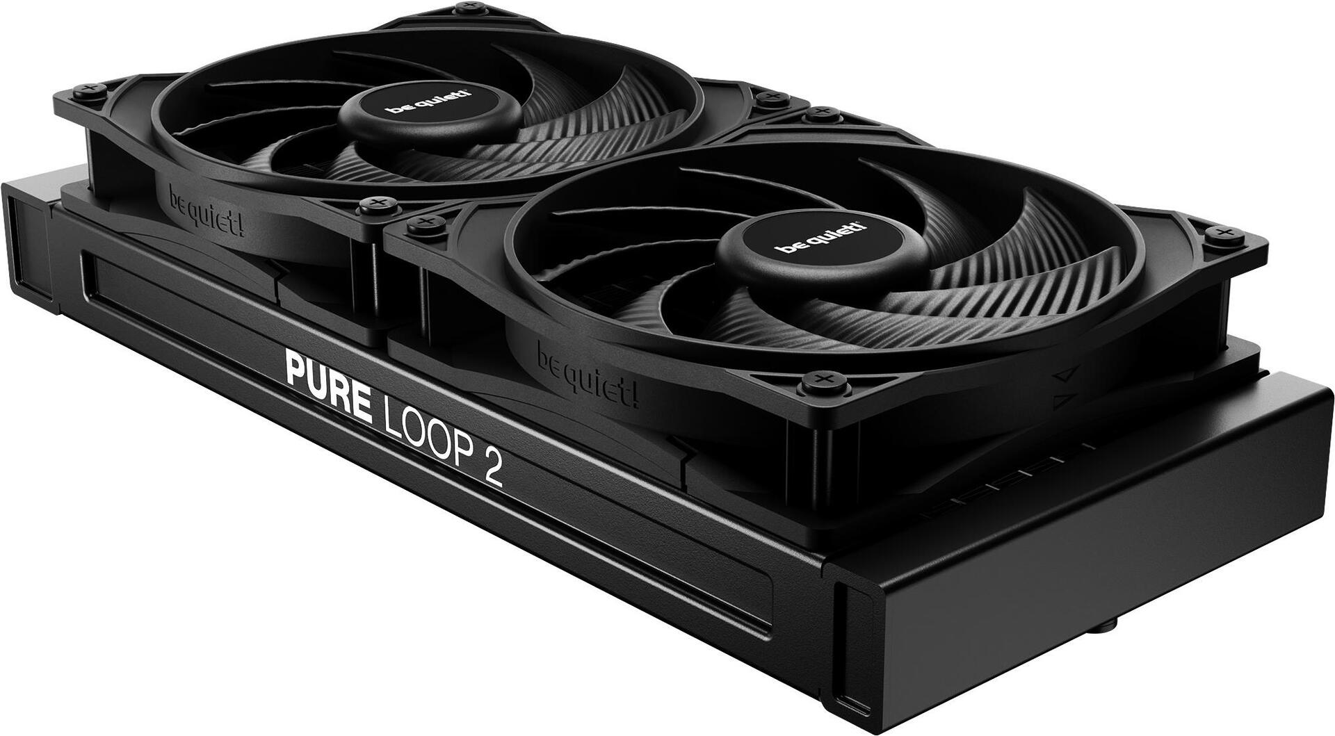 Купить be quiet! Pure Loop 2 - Prozessor-Flüssigkeitskühlsystem - Kühlergröße: 240 mm - (für: LGA1155, LGA1150, LGA1151, AM4, LGA1200, LGA1700, AM5) - Kupfer - 120 mm - Schwarz (BW017) в магазине wardena.ru