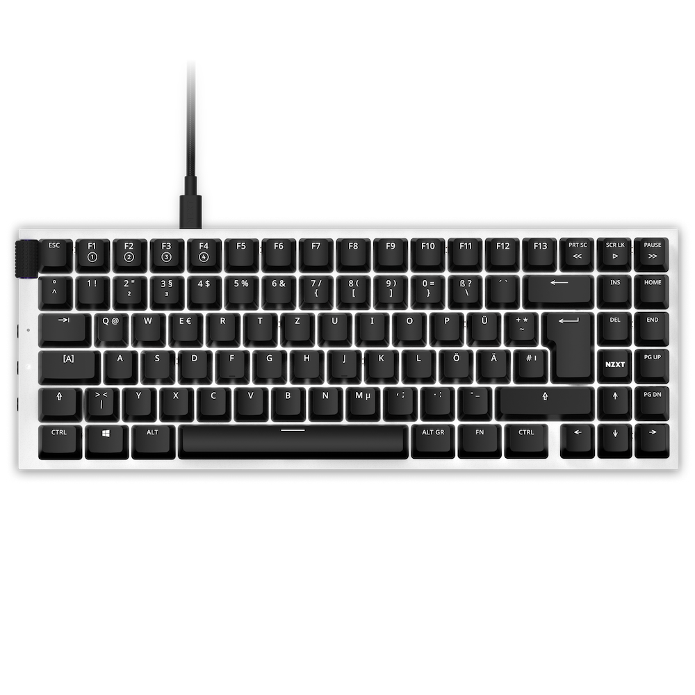 Купить NZXT Function MiniTKL Tastatur USB QWERTZ Deutsch Schwarz (KB-175DE-BR) в магазине wardena.ru