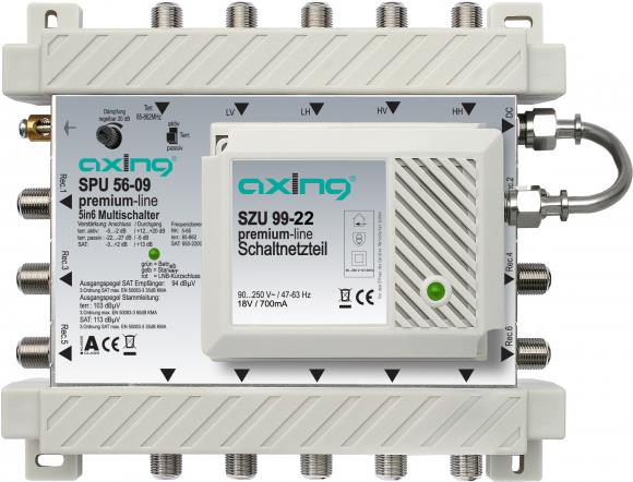 Купить Axing SPU 56-09 5Eingänge Satblock-Verteilung (SPU 56-09) в магазине wardena.ru