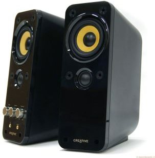 Купить Creative GigaWorks T20 Series II - Multimedia-Lautsprecher für PC - 28 Watt (Gesamt) - zweiweg - Gloss Black (51MF1610AA000) в магазине wardena.ru
