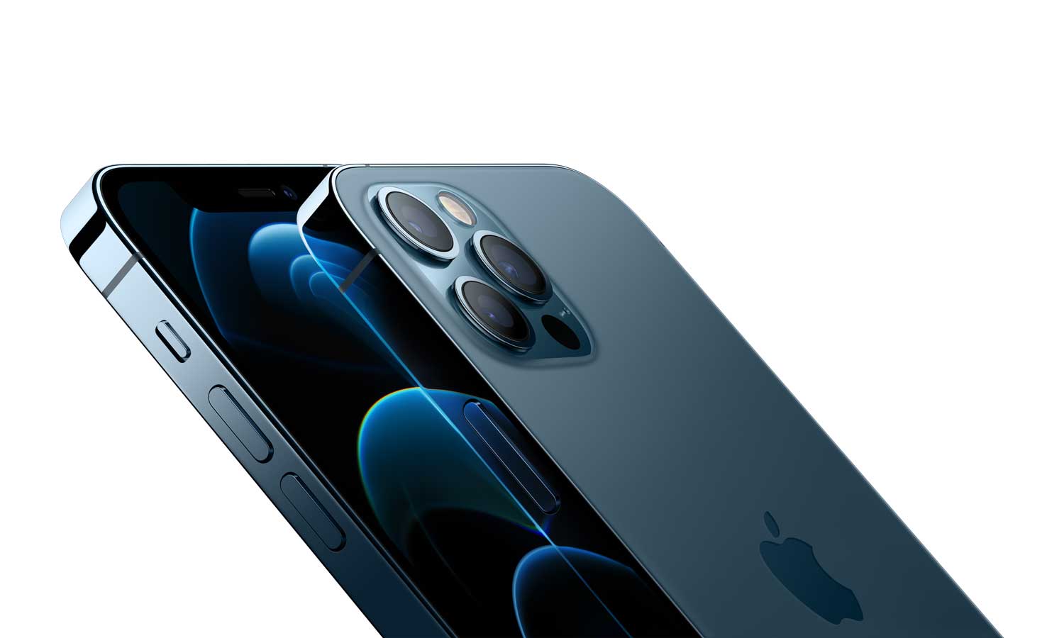 Купить Apple iPhone 12 Pro - 5G Smartphone - Dual-SIM / Interner Speicher 512 GB - OLED-Display - 6.1" - 2532 x 1170 Pixel - Triple-Kamera 12 MP, 12 MP, 12 MP - front camera 12 MP - Pazifikblau (MGMX3ZD/A) в магазине wardena.ru