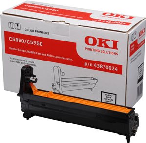Купить OKI - Trommel-Kit Schwarz - 20000 Seiten - für OKI MC560dn, MC560n, C5850dn, 5850n, 5950cdtn, 5950dn, 5950dtn, 5950n (43870024) в магазине wardena.ru