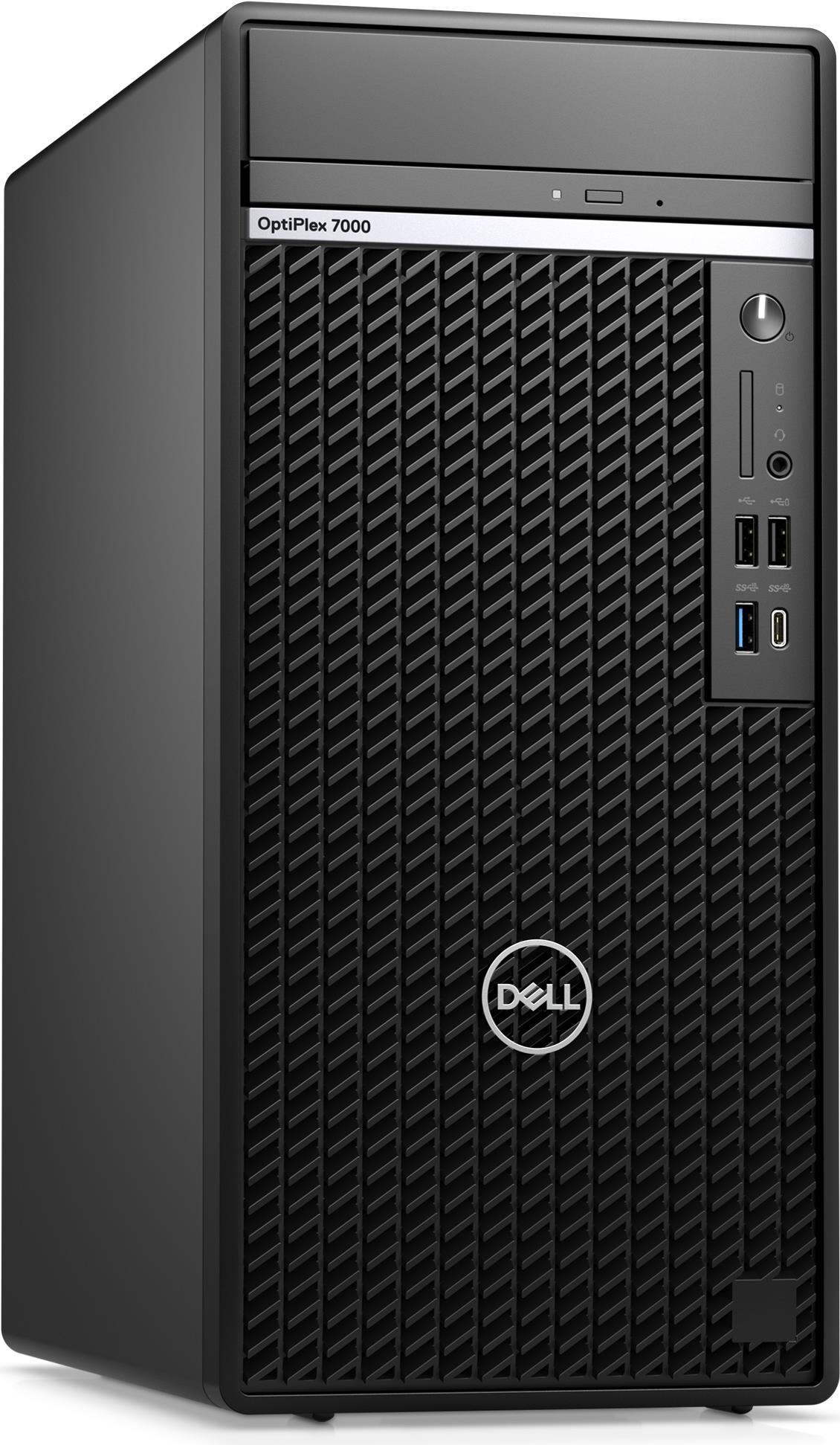 Купить Dell OptiPlex 7000 - MT - Core i7 12700 / 2.1 GHz - vPro Enterprise - RAM 16 GB - SSD 512 GB - NVMe, Class 35 - DVD-Writer - UHD Graphics 770 - GigE - Win 10 Pro (mit Win 11 Pro Lizenz) - Monitor: keiner - Schwarz - BTS (XFM3W) в магазине wardena.ru