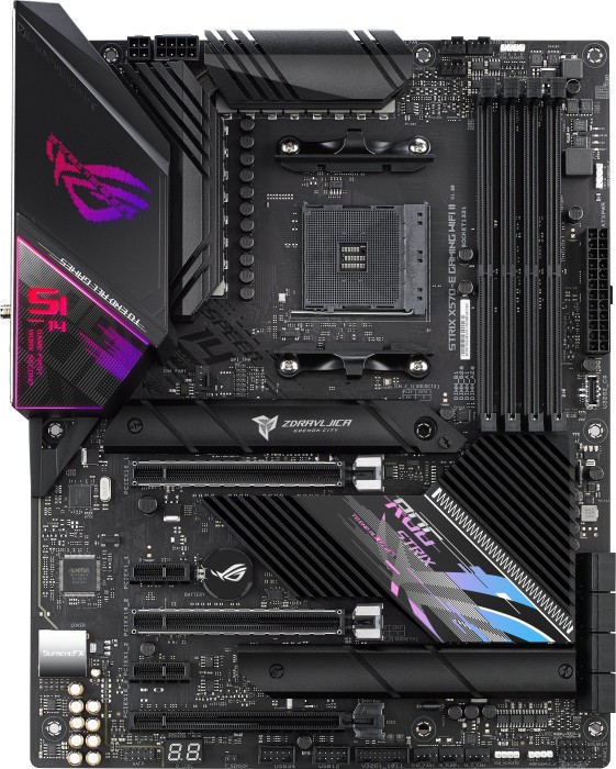 Купить ASUS ROG STRIX X570-E GAMING WIFI II - Motherboard - ATX - Socket AM4 - AMD X570 Chipsatz - USB-C Gen2, USB 3,2 Gen 1, USB 3,2 Gen 2 - Gigabit LAN, 2,5 Gigabit LAN, Wi-Fi, Bluetooth - Onboard-Grafik (CPU erforderlich) - (90MB19W0-M0EAY0) в магазине wardena.ru
