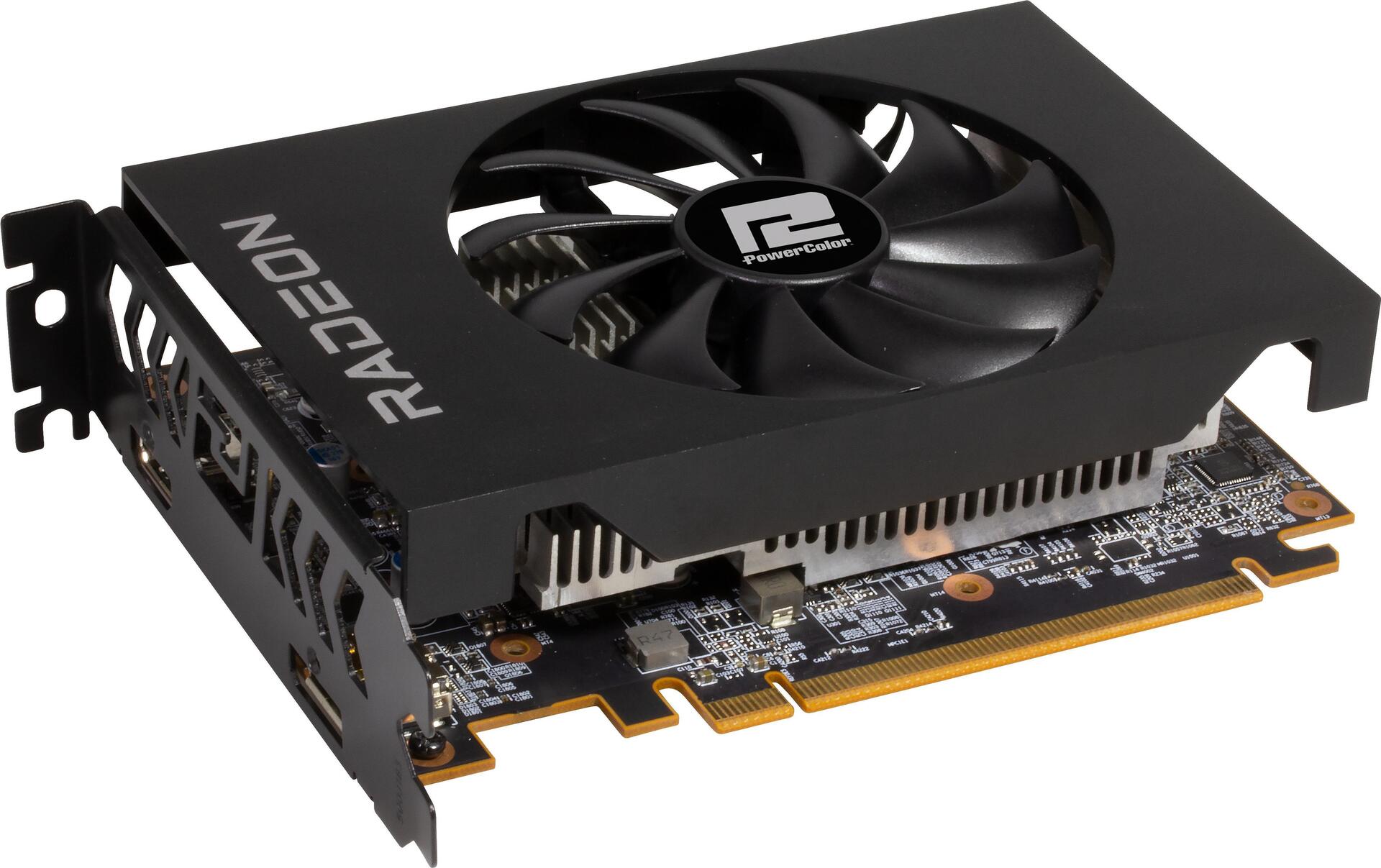 Купить PowerColor AXRX 6400 4GBD6-DH Grafikkarte AMD Radeon RX 6400 4 GB GDDR6 (AXRX 6400 4GBD6-DH) в магазине wardena.ru