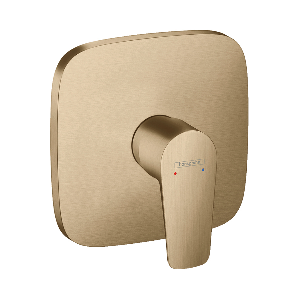 Купить Hansgrohe Talis E Смеситель для душа однорычажный скрытый монтаж черный матовый 71765670 в магазине wardena.ru
