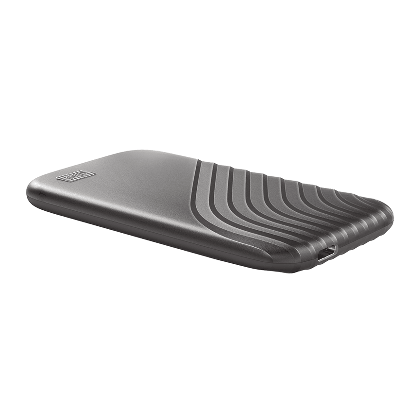 Купить WD My Passport SSD WDBAGF0010BGY - SSD - verschlüsselt - 1 TB - extern (tragbar) - USB 3.2 Gen 2 (USB-C Steckverbinder) - 256-Bit-AES - Grau (WDBAGF0010BGY-WESN) в магазине wardena.ru