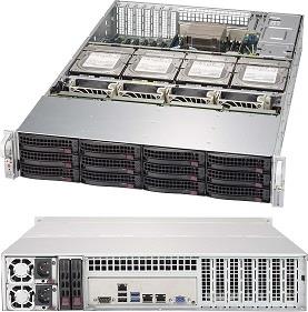 Купить Super Micro Supermicro SC829 HE1C4-R1K02LPB - Rack - einbaufähig - 2U - verbessertes, erweitertes ATX - SATA/SAS - Hot-Swap 1000 Watt - Schwarz (CSE-829HE1C4-R1K02LPB) в магазине wardena.ru