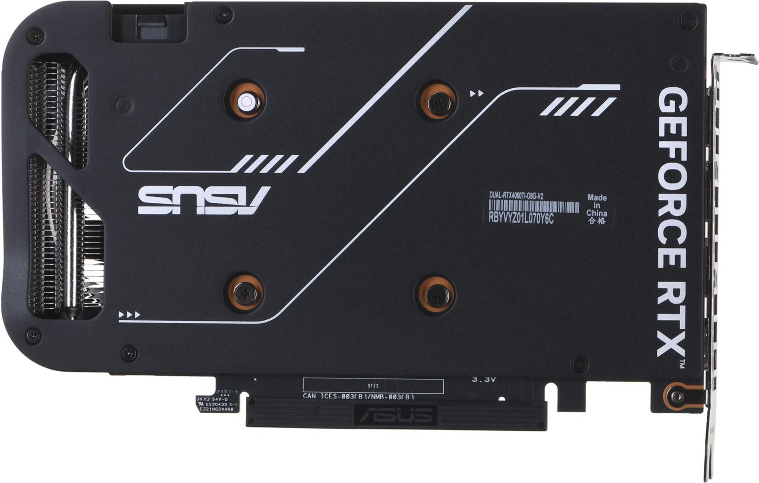 Купить ASUS Dual -RTX4060TI-O8G-V2 NVIDIA GeForce RTX 4060 Ti 8 GB GDDR6 (90YV0J47-M0NB00) в магазине wardena.ru