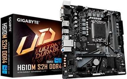 Купить Gigabyte H610M S2H DDR4 - Intel - LGA 1700 - Intel® Celeron® - Intel® Core™ i3 - Intel Core i5 - Intel Core i7 - Intel Core i9 - Intel® Pentium® - LGA 1700 - DDR4-SDRAM - 64 GB (H610M S2H DDR4) в магазине wardena.ru