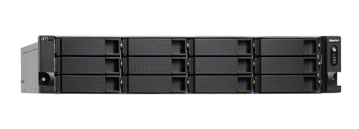 Купить QNAP TS-h1277XU-RP - NAS-Server - 12 Schächte - Rack - einbaufähig - SATA 6Gb/s - RAID 0, 1, 5, 6, 10, 50, JBOD, 5 Hot Spare, 6 Hot Spare, 60, 10-Hot-Spare, RAID TP - RAM 32 GB - Gigabit Ethernet / 10 Gigabit Ethernet / (TS-H1277XU-RP-3700X-32G) в магазине wardena.ru